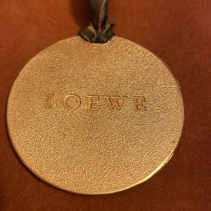 Loewe Anagram gold steel medallion - extremely rare recreate a custom accessory